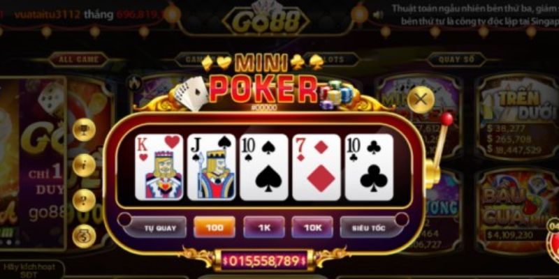 (Game Mini Poker tại Go88)